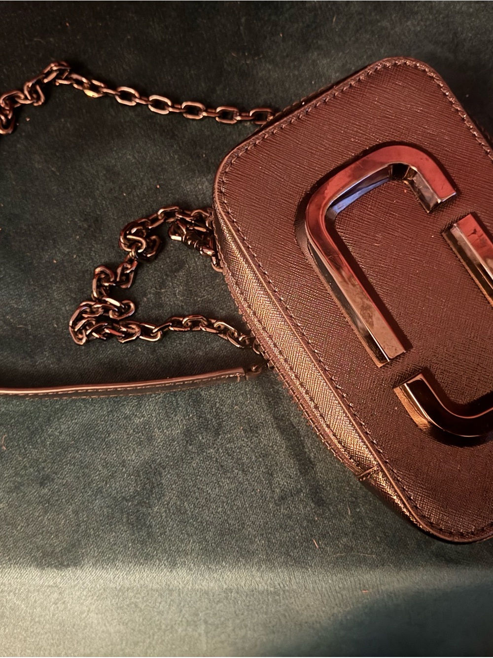 Marc Jacobs Black Leather Double J Camera Crossbody - Picture 3 of 5